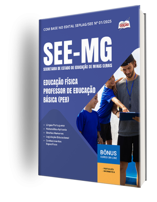 Apostila SEE-MG 2025 - Educação Física - Professor de Educação Básica (PEB)