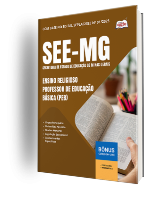 Apostila SEE-MG 2025 - Ensino Religioso - Professor de Educação Básica (PEB)