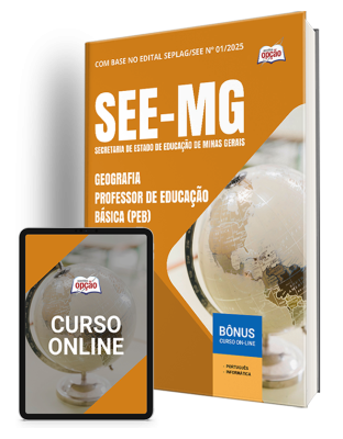 Apostila SEE-MG 2025 - Geografia - Professor de Educação Básica (PEB)