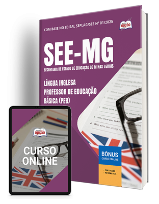 Apostila SEE-MG 2025 - Língua Inglesa - Professor de Educação Básica (PEB)