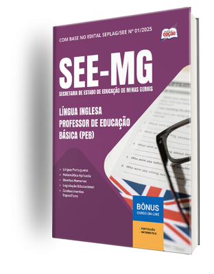 Apostila SEE-MG 2025 - Língua Inglesa - Professor de Educação Básica (PEB)