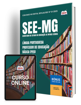 Apostila SEE-MG 2025 - Língua Portuguesa - Professor de Educação Básica (PEB)