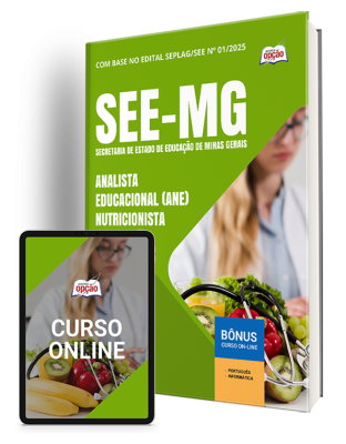 Apostila SEE-MG 2025 - Analista Educacional (ANE) - Nutricionista