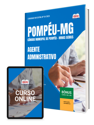 Apostila Câmara de Pompéu - MG 2025 - Agente Administrativo