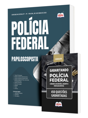 Combo Polícia Federal (PF) - Papiloscopista Policial Federal