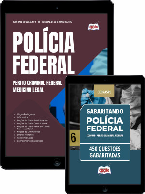 Combo Polícia Federal (PF) - Perito Criminal Federal - Medicina Legal