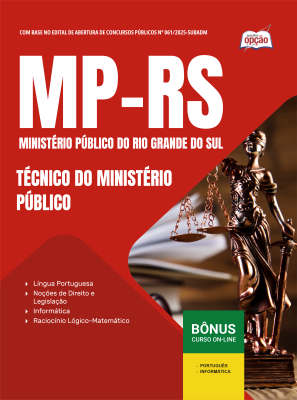 Apostila MP-RS 2025 - Técnico do Ministério Público