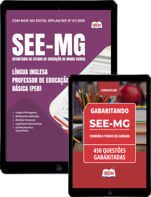 Combo SEE-MG - Língua Inglesa - Professor de Educação Básica (PEB)