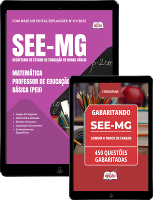 Combo SEE-MG - Matemática - Professor de Educação Básica (PEB)