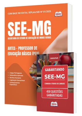Combo SEE-MG - Artes - Professor de Educação Básica (PEB)