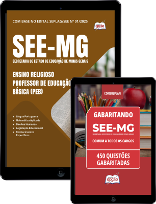 Combo SEE-MG - Ensino Religioso - Professor de Educação Básica (PEB)