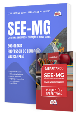 Combo SEE-MG - Sociologia - Professor de Educação Básica (PEB)