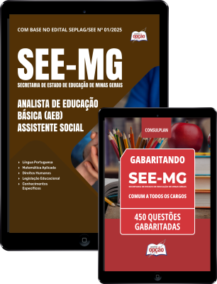 Combo SEE-MG - Analista de Educação Básica (AEB) - Assistente Social
