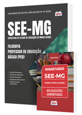 Combo SEE-MG - Filosofia - Professor de Educação Básica (PEB)