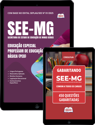 Combo SEE-MG - Educação Especial - Professor de Educação Básica (PEB)