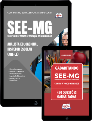 Combo SEE-MG - Analista Educacional - Inspetor Escolar (ANE-LE)