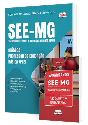 Combo SEE-MG - Química - Professor de Educação Básica (PEB)