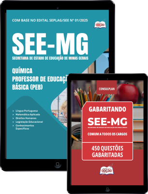 Combo SEE-MG - Química - Professor de Educação Básica (PEB)