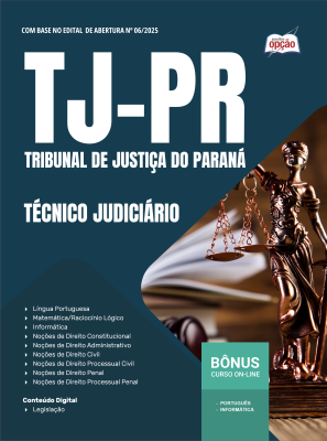 Apostila TJ-PR 2025 - Técnico Judiciário