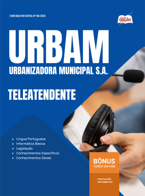 Apostila URBAM em PDF - Teleatendente 2025
