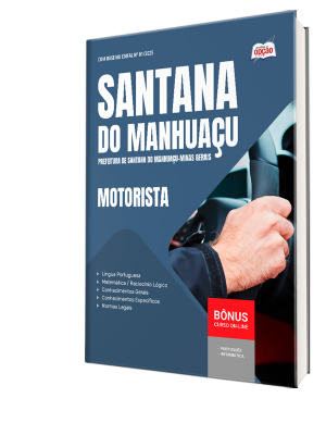 Apostila Prefeitura de Santana do Manhuaçu - MG 2025 - Motorista