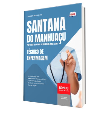 Apostila Prefeitura de Santana do Manhuaçu - MG 2025 - Técnico de Enfermagem