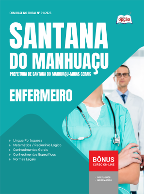 Apostila Prefeitura de Santana do Manhuaçu - MG 2025 - Enfermeiro
