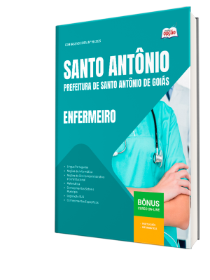 Apostila Prefeitura de Santo Antônio de Goiás - GO 2025 - Enfermeiro