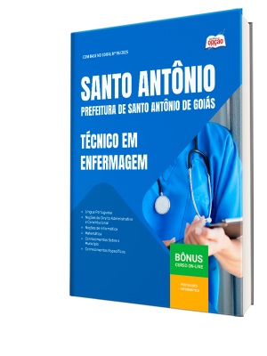 Apostila Prefeitura de Santo Antônio de Goiás - GO 2025 - Técnico em Enfermagem