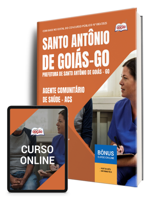 Apostila Prefeitura de Santo Antônio de Goiás - GO 2025 - Agente Comunitário de Saúde – ACS
