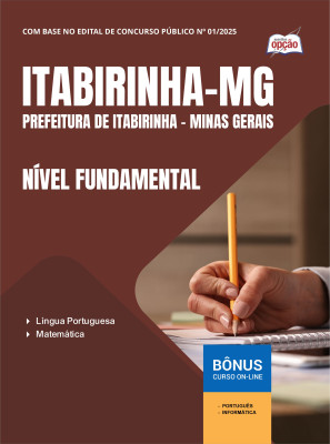 Apostila Prefeitura de Itabirinha - MG 2025 - Nível Fundamental