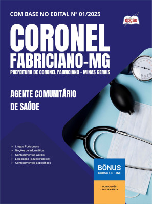 Apostila Prefeitura de Coronel Fabriciano - MG 2025 - Agente Comunitário de Saúde