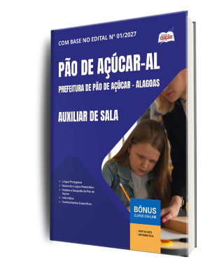 Apostila Prefeitura de Pão de Açúcar - AL 2025 - Auxiliar de Sala