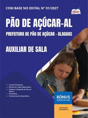 Apostila Prefeitura de Pão de Açúcar - AL 2025 - Auxiliar de Sala