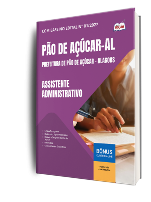 Apostila Prefeitura de Pão de Açúcar - AL 2025 - Assistente Administrativo