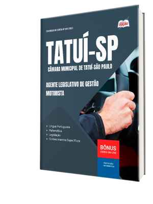 Apostila Câmara de Tatuí - SP 2025 - Agente Legislativo de Serviços Operacionais - Motorista