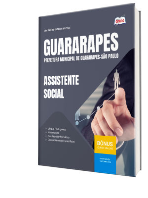 Apostila Prefeitura de Guararapes - SP 2025 - Assistente Social