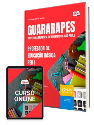 Apostila Prefeitura de Guararapes - SP 2025 - Professor de Educação Básica - PEB I