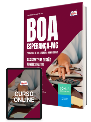 Apostila Prefeitura de Boa Esperança - MG 2025 - Assistente de Gestão Administrativa