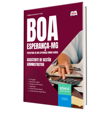 Apostila Prefeitura de Boa Esperança - MG 2025 - Assistente de Gestão Administrativa