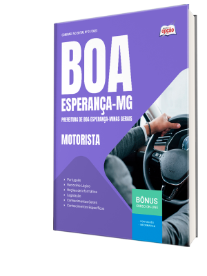 Apostila Prefeitura de Boa Esperança - MG 2025 - Motorista