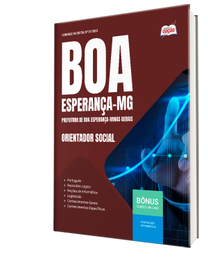 Apostila Prefeitura de Boa Esperança - MG 2025 - Orientador Social