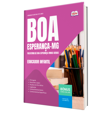 Apostila Prefeitura de Boa Esperança - MG 2025 - Educador Infantil
