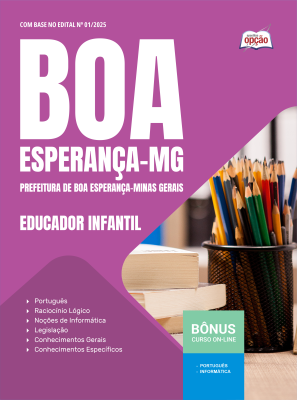 Apostila Prefeitura de Boa Esperança - MG 2025 - Educador Infantil