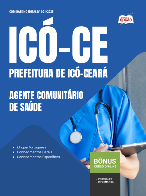 Apostila Prefeitura de Icó - CE 2025 - Agente Comunitário de Saúde