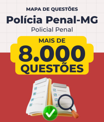 Mapa de Questões Online - Polícia Penal-MG - Policial Penal  - 8 Mil Questões 