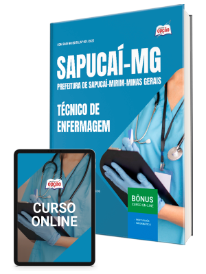 Apostila Prefeitura de Sapucaí-Mirim - MG 2025 - Técnico de Enfermagem