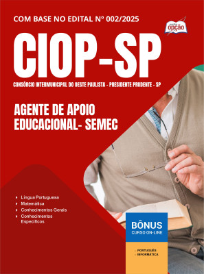 Apostila CIOP em PDF - Agente de Apoio Educacional - SEMEC 2025