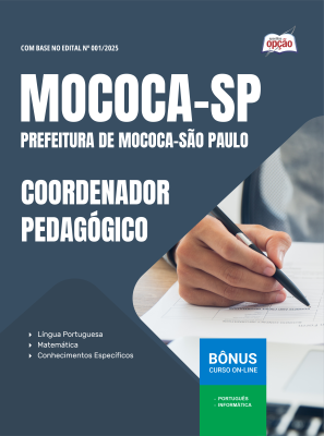 Apostila Prefeitura de Mococa - SP 2025 - Coordenador Pedagógico