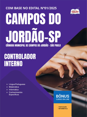 Apostila Câmara de Campos do Jordão - SP em PDF - Controlador Interno 2025